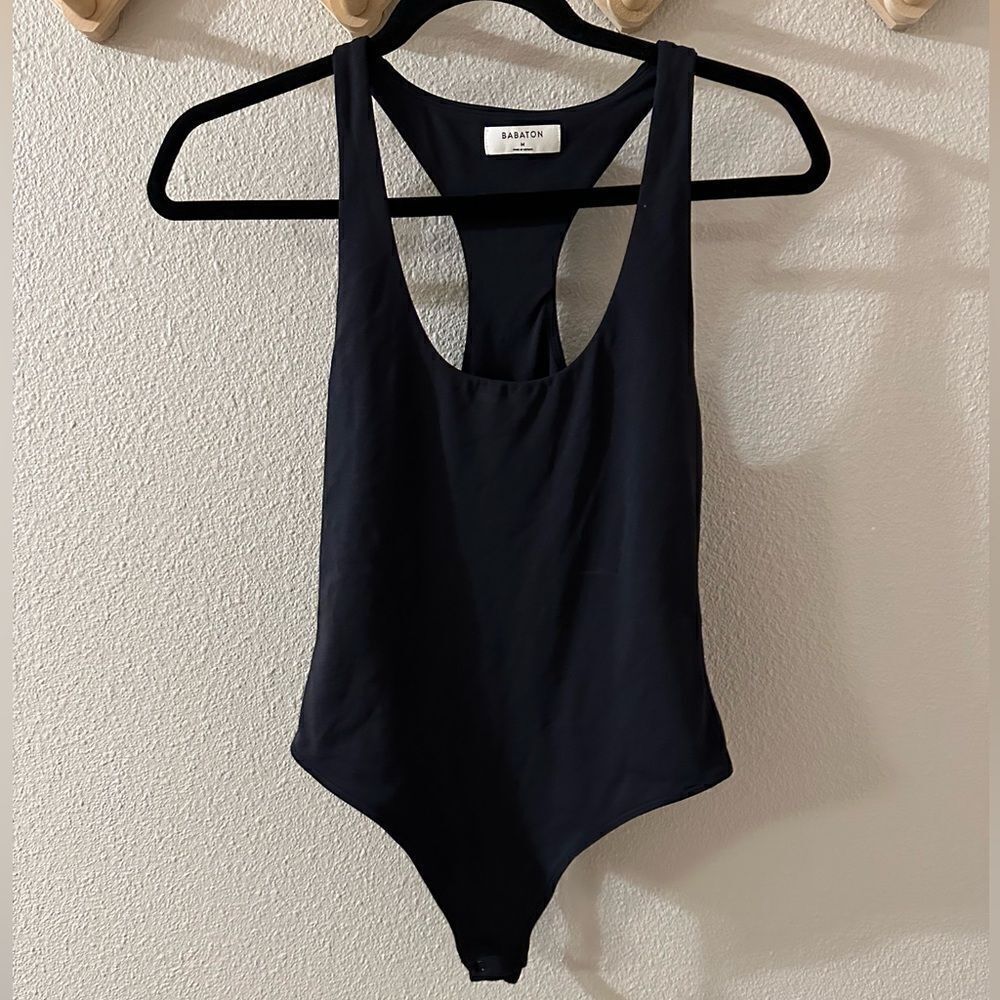 Babaton Black Bodysuit Sz M
